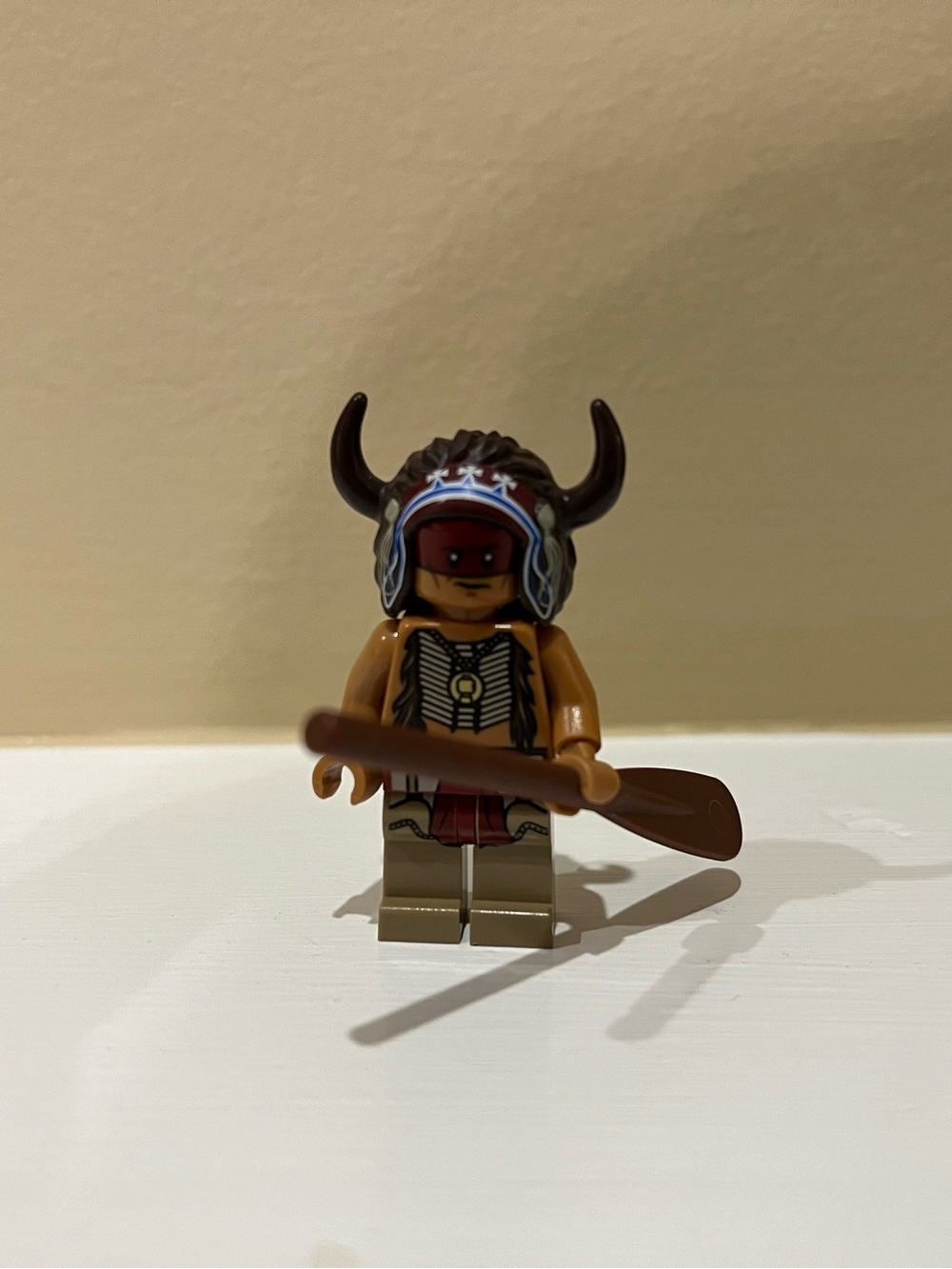 LEGO Lone Ranger Disney Native American Warrior Minifigure with Paddle Toy